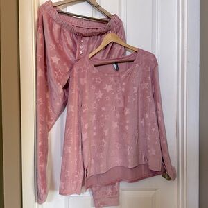 Jaclyn intimates 2 piece soft pink loungewear size XL